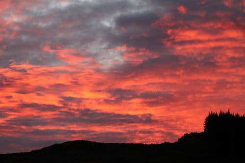 Sunset Loch na Keal